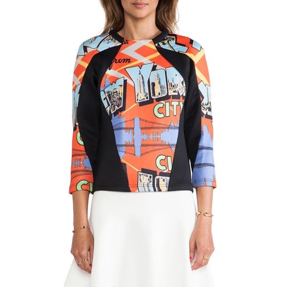 Alice McCall Tops - ALICE MCCALL Fast Faster New York City Sweater Jumper Top RRP$295